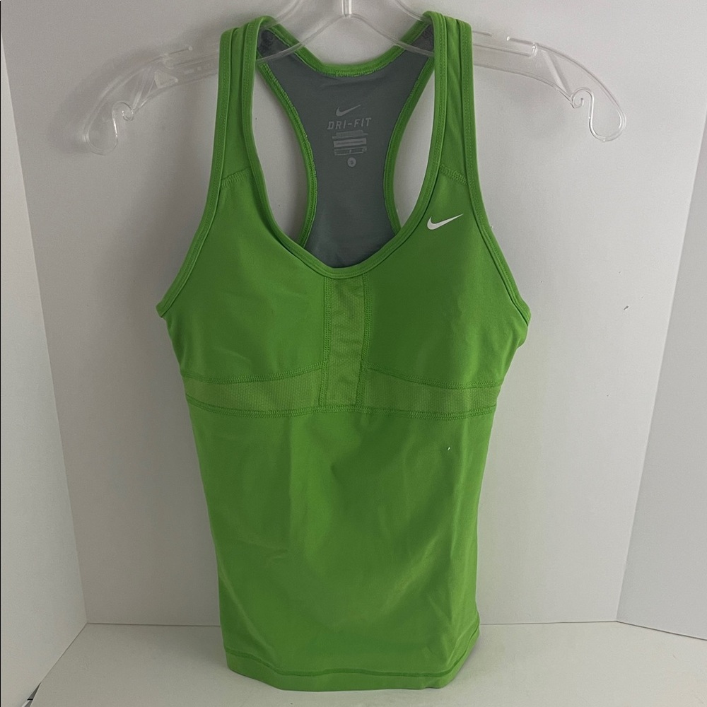Nike Bright Green Dry-fit Athletic Tank